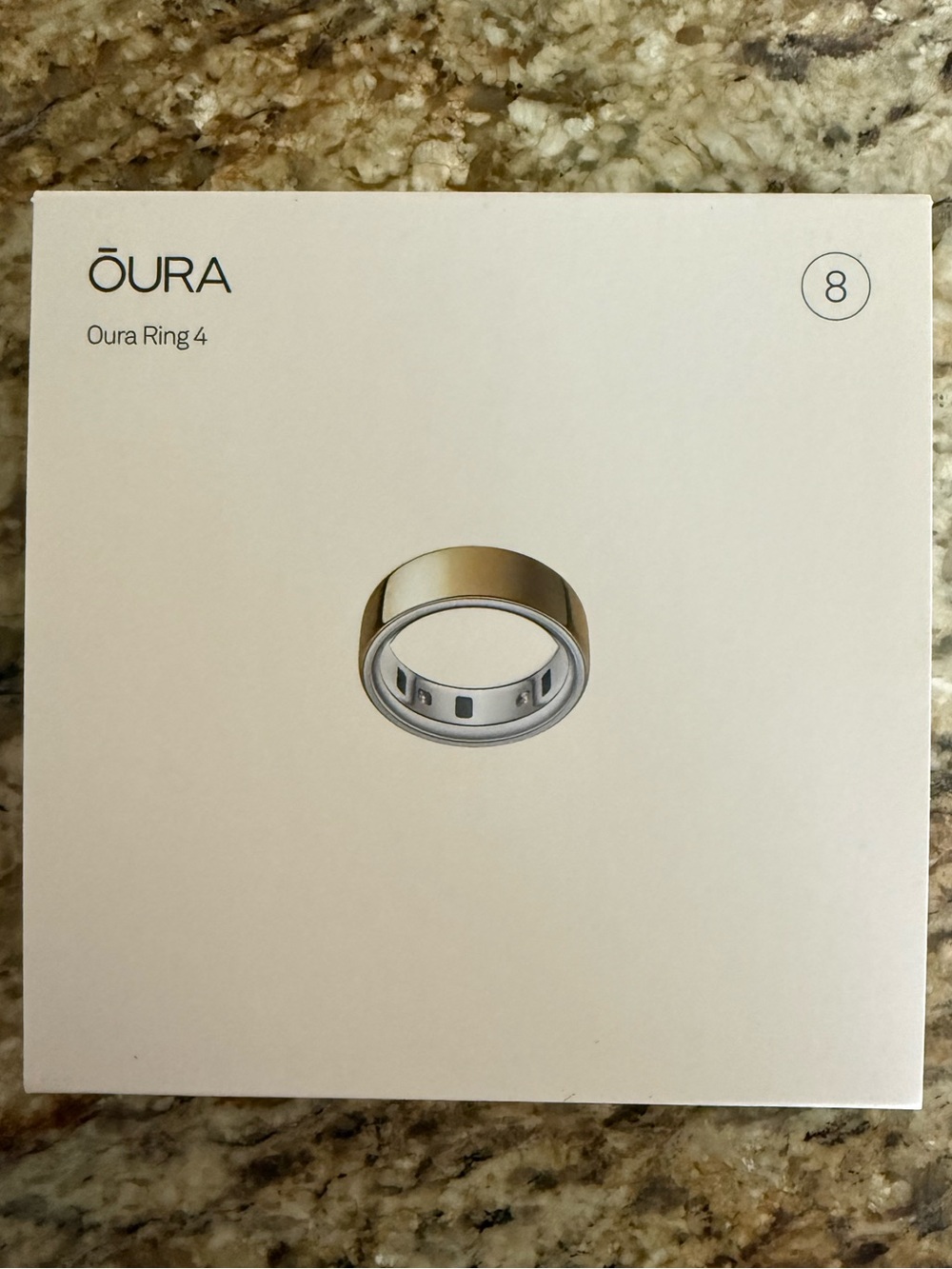 Brand new Oura Ring in Gold - Gen 4 - Size 8